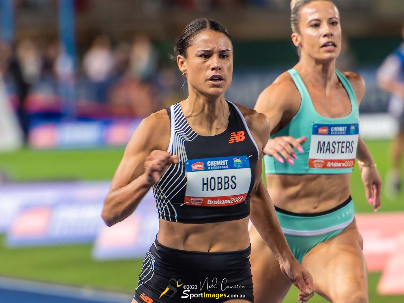 Zoe Hobbs, Bree Masters, Women's 100m A Race